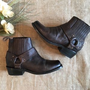 Dolce Vita Nevada Leather Moto Ankle Boots